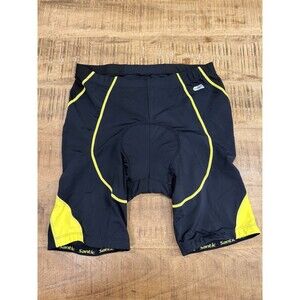 SANTIC Power Dry Cycling Shorts Mens XL‎ Black Padded Compression Biker Shorts